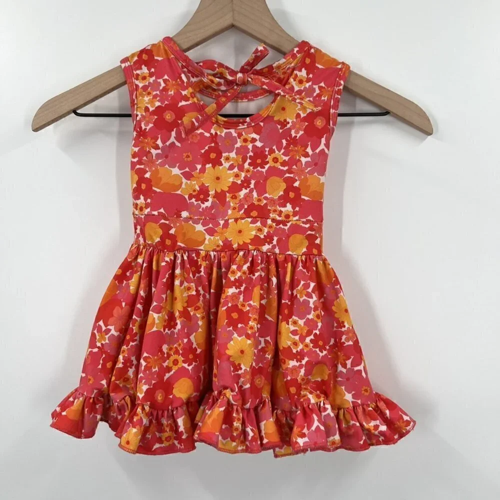 Girlhood Floral Twirl Dress